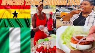 GHANAIANS ARE TRENDING!!NIGERIANS TRYING GHANA  KOSUA NU MEKO FOR THE FIRST TIME #ghananews