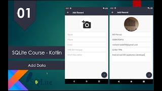 SQLite Android Course Kotlin | Part 01 | Add Record