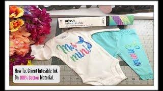 Cricut Infusible Ink Step by Step On 100% Cotton |  mamaplusceo | starting a business from home