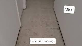 Old tiles removed, ready for.new flooring to be installed.