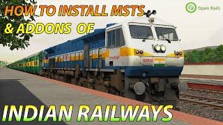 How to Install MSTS and Addons of Indian Railway | Full Video with Correct Steps In Hindi