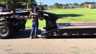 Globe Trailers Lowboy Quick Gooseneck Detach