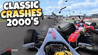 F1 CLASSIC CRASHES 2000'S #3