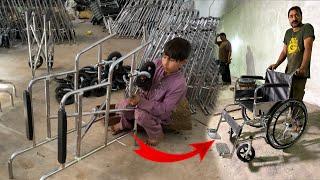 Amazing Process of Making Manual Wheelchair | Factory Manufacturing Process