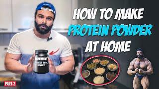 HOW TO MAKE PROTEIN POWDER AT HOME FOR BODYBUILDING | AMIT PANGHAL | PANGHAL FITNESS