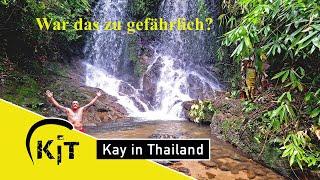 War das zu Gefährlich? Wasserfall in  Thailand