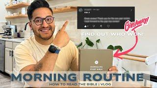 My morning routine and Bible time | Christian Vlog A Day In My Life