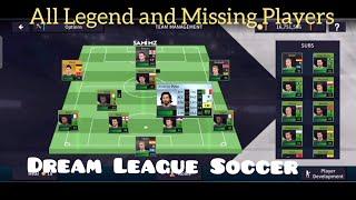 How to get All Legendary And Missing Players in Dream League Soccer// Pirlo, Rooney,Klose etc