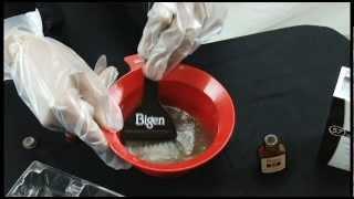 Bigen Permanent Powder Hair Color Application