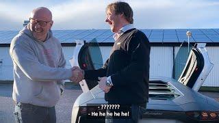 "Det hände nåt med mitt öra" (Peder hämtar sin Aventador)