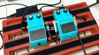 Boss CE-2 Japan VS Boss CE-2 Japan silver screw long dash