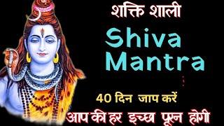 ॐ नमः शिवाय | 40 दिन  जाप करें ।Shiva Mantra। शक्तिशाली Shiva Mantra।#shiv #shivshankar