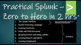 Practical #Splunk - Zero to Hero #cybersecnerd