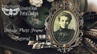 Vintage Decoupage Photo Frame by Iveta Ziedina