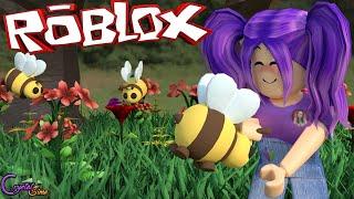 ME CONVIERTO EN UNA ABEJA TRABAJADORA | BEE SIM ROBLOX | CRYSTALSIMS