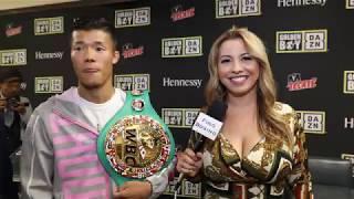 SPANISH SPEAKING JAPANESE TOMOKI KAMEDA DARES REY VARGAS TO GO TOE TO TOE MEXICAN STYLE