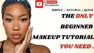 Simple Makeup Tutorial for BEGINNERS | QUICK & EASY