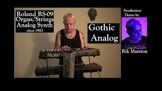 Roland RS-09 Gothic Analog Organ Strings Vintage Synthesizer Rik Marston