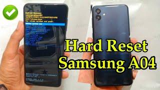 Hard Reset Samsung galaxy A04