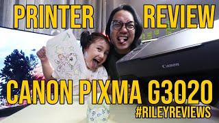 All-in-one Printer Canon Pixma G3020 Review #RileyReviews