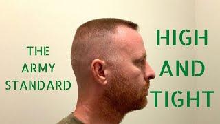 Army Haircut - The High and Tight!! How I cut my hair.