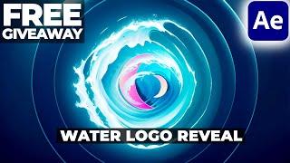 Water Hand Drawn Anime Logo Animation. After Effects Template Download and Tutorial On How To Use It