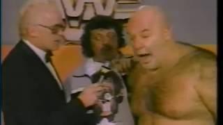 George Steele (with Lou Albano) Interview [1986-03-01]