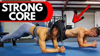 3 Minute PLANK Workout // Isometric CORE Exercises for ROCK Solid Abs