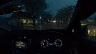 SLEEP instantly driving in the rain in the afternoon