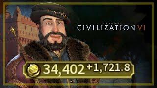 [문명6] 신난이도 턴골드 +2000 무역왕 포르투갈 (Sid Meier's Civilization® VI: Gathering Storm)