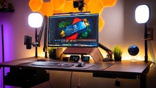 My Desk Setup 2021 // The Dream Modern Work From Home Office Setup Tour + Ideas! | Raymond Strazdas