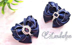 Бантики из репсовой ленты  Ribbon bows 