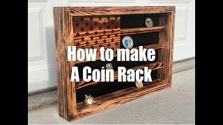 DIY How To Build an American Flag Coin Rack STEP BY STEP PROCESS