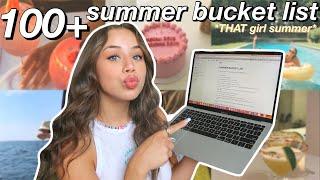 100+ SUMMER BUCKET LIST IDEAS you'll actually want to do! *THE pinterest girl summer*