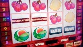 Live play on Multiplay Hot slot machine HIGH LIMIT - NICE WIN!!!