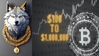 Day 101 $100 to 1M! BR $96 Bitcoin Price Crypto Pump Crypto Trading Crypto Bitcoin 100k