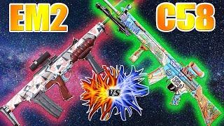 EM2*vs*C58 WARZONE Comparison(Which Gun Should You Use)