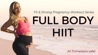 36 min Prenatal HIIT | Fit & Strong Pregnancy Workout Series with Krystal Nielson