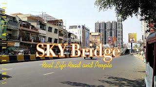 Driving Sky Bridge many traffic and real life on road | Yoeurn Kimly |