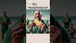 Dwayne Johnson And Squid Game Special Candy #therock #memes #rockart #ai #funny