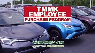 TMMK Employee Purchase Program at Green's Toyota