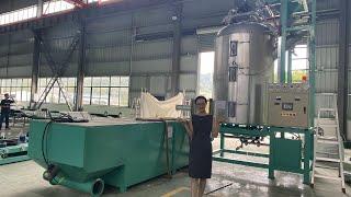 Testing video of EPS batch pre-expander machine | China EPS machine  manufacturer