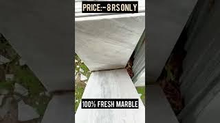 Agaria Marble Tiles || 8 Rs Only || #shorts #youtubeshorts #marble #whitemarble #makranamarble