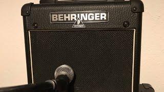 Review: Behringer AC108 VINTAGER hybrid guitar tube valve amp demo Bugera BC15 rival