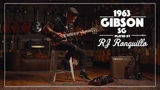 1963 Gibson SG played by RJ Ronquillo