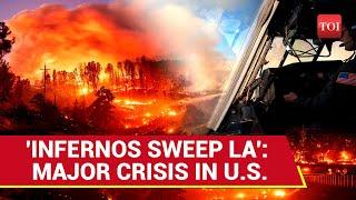 LA Wildfires: New Danger Warning, 24 Killed | Watch Cockpit View From C-130J Super Hercules