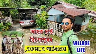 ইমান ধনী দেশ ছিংগাপুৰত কেৱল এখনহে গাওঁ আছে ।Village life of Singapore. by Bhukhan Pathak. episode-5