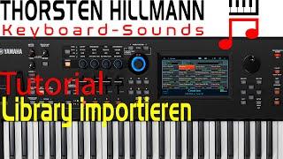 Yamaha Modx Tutorial Library importieren