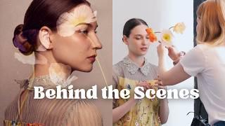 Behind the Scenes | Creative Beauty Test Photo Shoot - Natural Light & Studio Photography