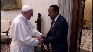 Pope meets with Prime Minister of Ethiopia, Abiy Ahmed